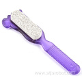 Fashion High Quality Plastic handle foot file pedicure foot scraper